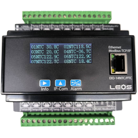 Ethernet I/O 14 NTC/PTC Top