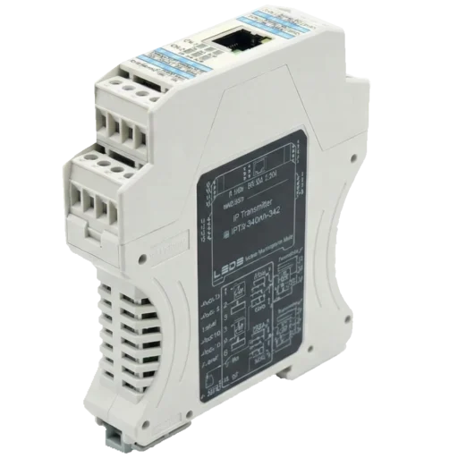 IP Analog I/O Transmitter 2AI + 2AO | Modbus TCP & MQTT